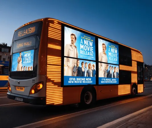 Outdoor advertising agency showcasing impactful bus branding campaigns for maximum visibility and brand reach