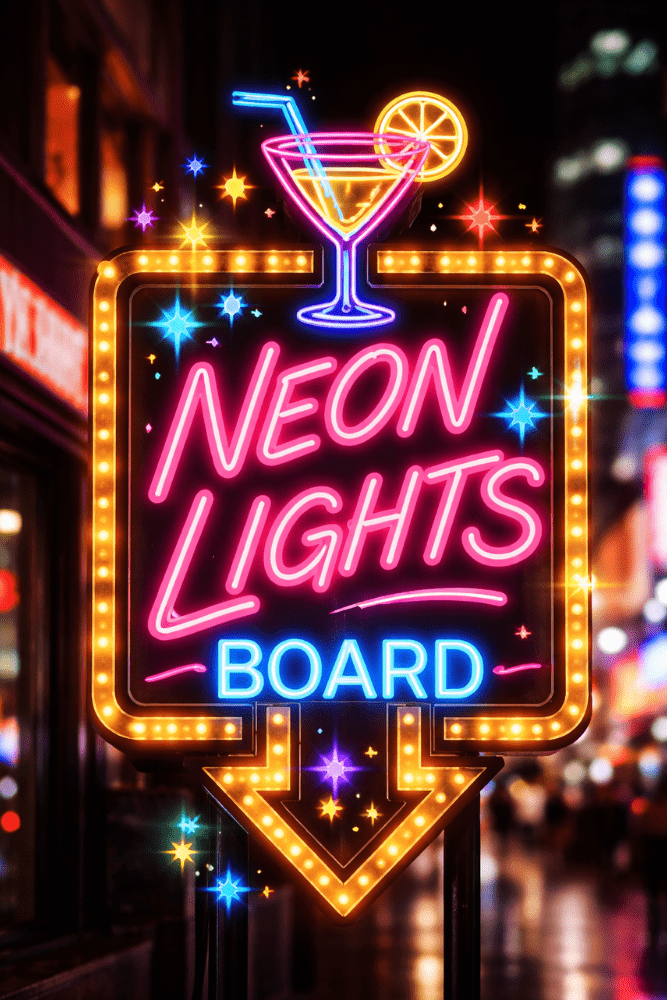 Neon Lights Board